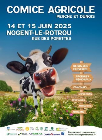 Affiche Comice Agricole Perche et Dunois - Juin 2025-Ville de Nogent-le-Rotrou