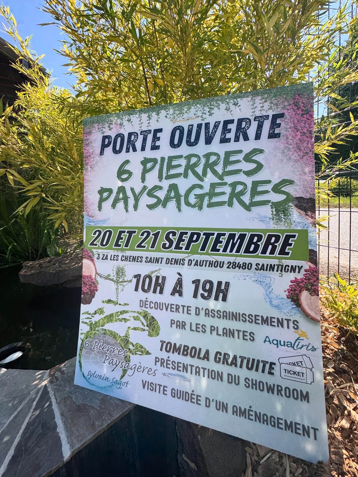 Panneau porte ouverte septembre